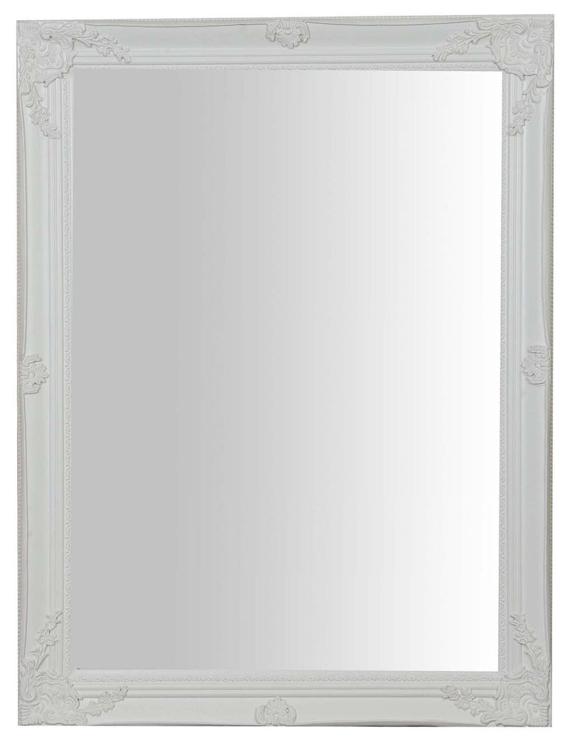 Biscottini Specchiera da appendere verticale/orizzontale L62xPR4xH82 cm finitura bianco anticato.