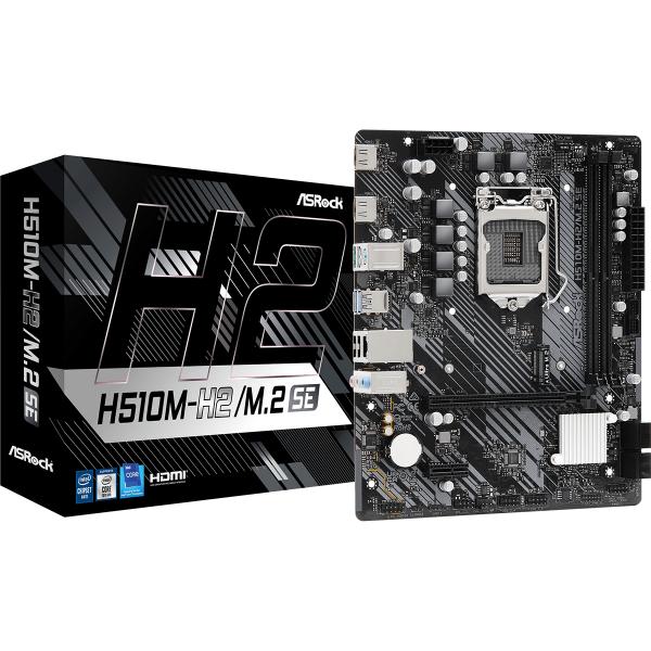 Asrock Mb 1200 10/11 Gen. H510m-h2/m.2 Se 2xddr4 4xsata M.2 Hdmi