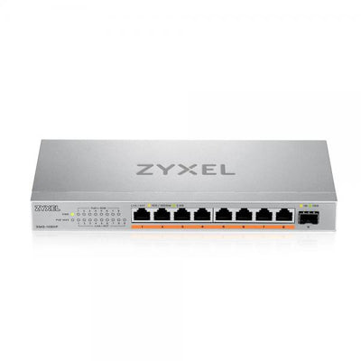 Zyxel XMG-108HP Non gestito 2.5G Ethernet [100/1000/2500] Supporto Power over Ethernet [PoE] (XMG-105 8 PORT 10/25G MULTIGIG - POE++ SWITCH UNMANAGED)