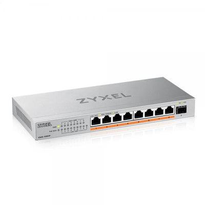 Zyxel XMG-108HP Non gestito 2.5G Ethernet [100/1000/2500] Supporto Power over Ethernet [PoE] (XMG-105 8 PORT 10/25G MULTIGIG - POE++ SWITCH UNMANAGED)