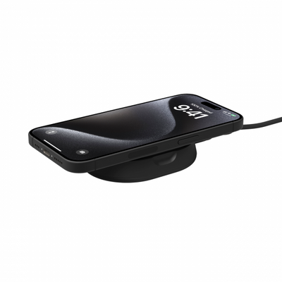 Belkin SUPPORTO RICARICA WIRELESS QI2 15W + ALIMENTATORE (BOOST CHARGE PRO CONVERTIBLE - QI2 15W MAGNETIC CHARGING STAND)