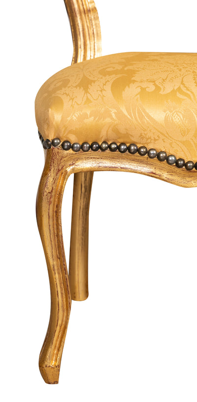 Biscottini SEDIA STILE FRANCESE LUIGI XVI IN LEGNO MASSELLO DI FAGGIO poltroncina XVI,