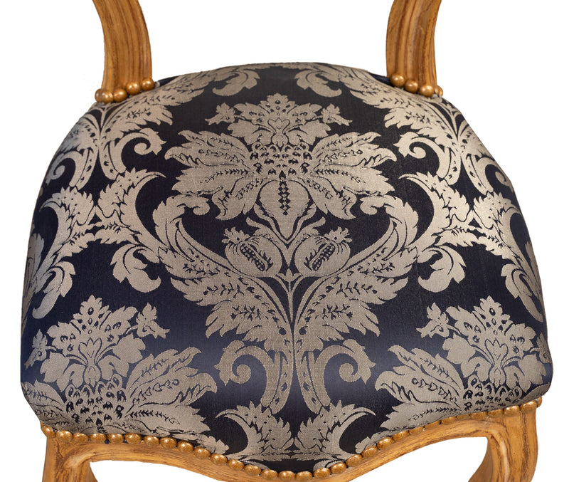 Biscottini Sedia poltroncina stile francese Luigi XVI in legno massello di faggio Offerta