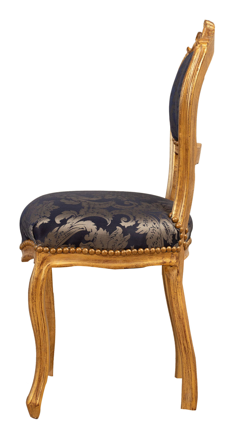 Biscottini Sedia poltroncina stile francese Luigi XVI in legno massello di faggio Offerta