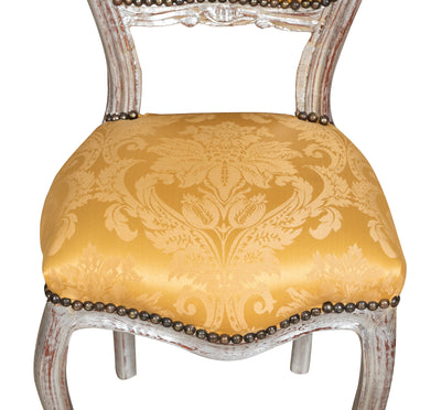 Biscottini SEDIA STILE FRANCESE LUIGI XVI IN LEGNO MASSELLO DI FAGGIO poltroncina XVI,