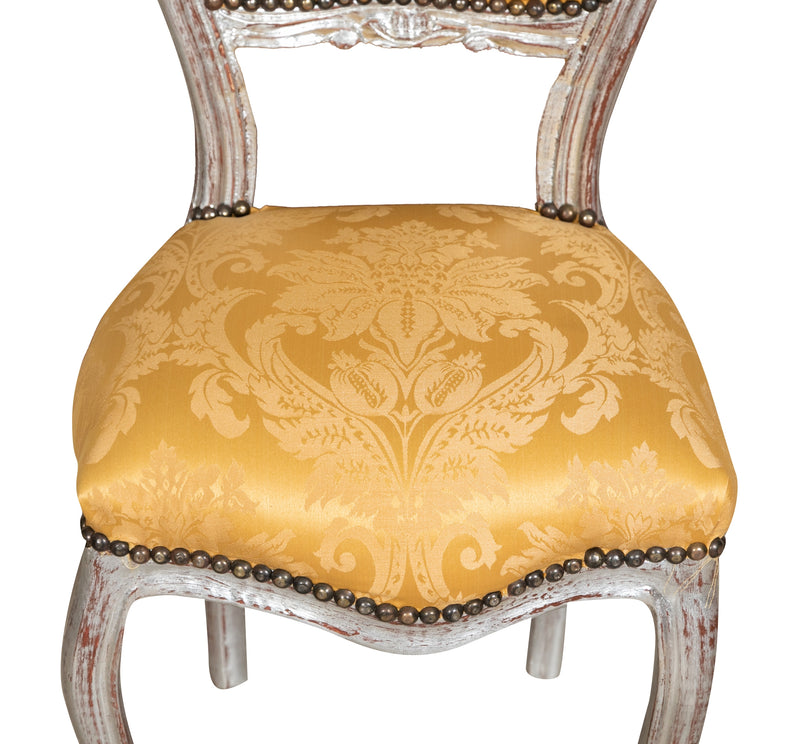 Biscottini SEDIA STILE FRANCESE LUIGI XVI IN LEGNO MASSELLO DI FAGGIO poltroncina XVI,