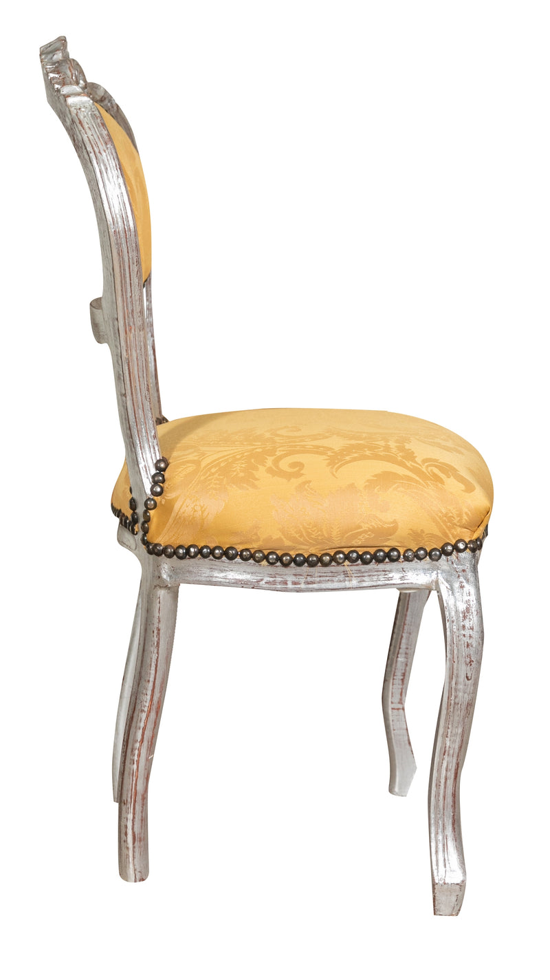 Biscottini SEDIA STILE FRANCESE LUIGI XVI IN LEGNO MASSELLO DI FAGGIO poltroncina XVI,