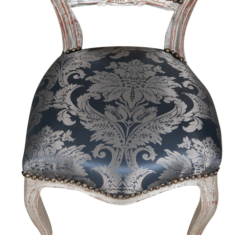 Biscottini SEDIA STILE FRANCESE LUIGI XVI IN LEGNO MASSELLO DI FAGGIO poltroncina XVI,