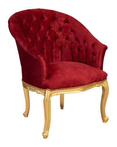 Biscottini Poltrona stile francese Luigi XVI in legno massello di faggio Sedia XVI, faggio,