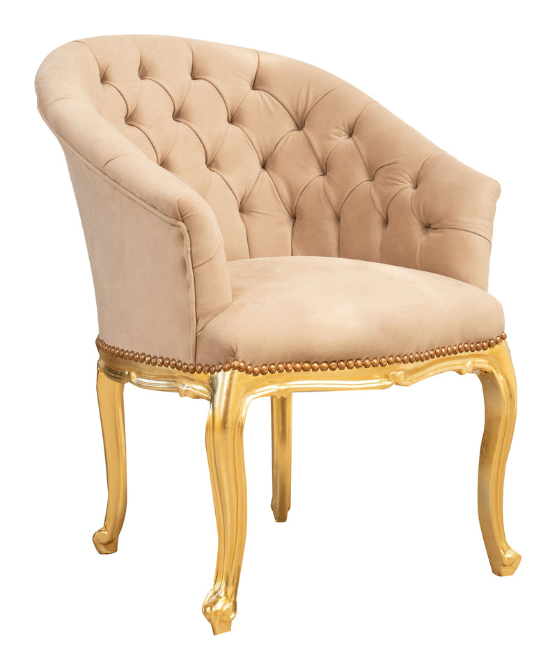 Biscottini Poltrona stile francese Luigi XVI in legno massello di faggio Sedia XVI, faggio,