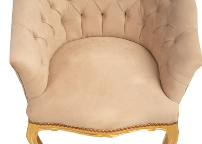 Biscottini Poltrona stile francese Luigi XVI in legno massello di faggio Sedia XVI, faggio,