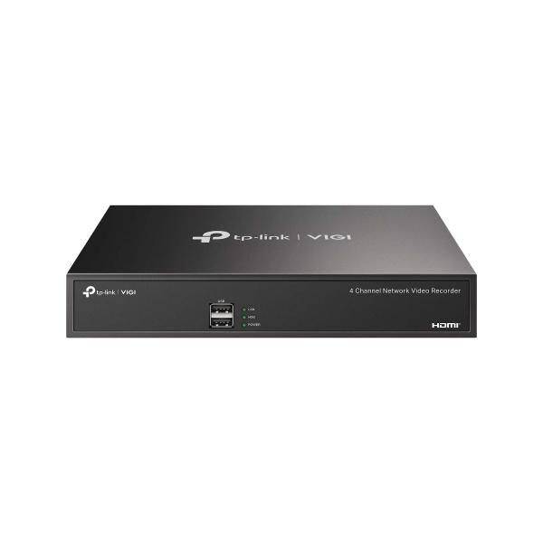 TP-Link VIGI NVR1004H Videoregistratore di rete (NVR) Nero