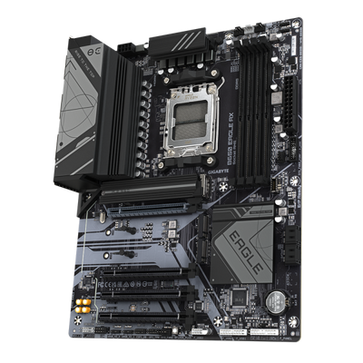Scheda Madre Gigabyte B650 EAGLE AX - Socket AM5 - Supporta i processori AMD Ryzen Serie 7000/8000/9000 - 4x DDR5 - RAID 0, 1,10 - DisplayPort, Hdmi - USB 3.2/2.0 - Gigabit LAN - Audio HD 7.1 - PCI E