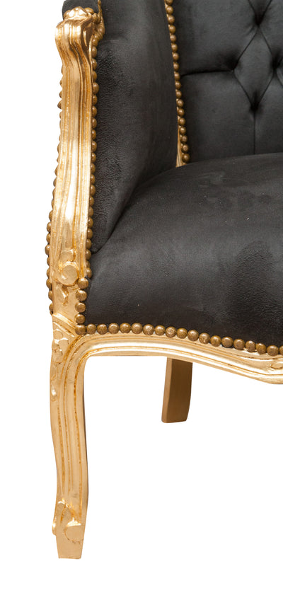 Biscottini Poltrona stile francese Luigi XVI in legno massello di faggio XVI, faggio,