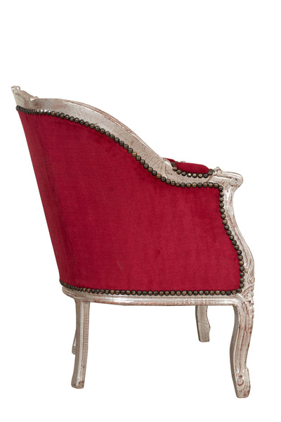 Biscottini Poltrona stile francese Luigi XVI in legno massello di faggio XVI, faggio,