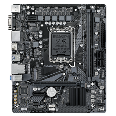 Gigabyte H610M S2H V3 DDR4 - 1.0 - scheda madre - micro ATX - socket LGA1700 - chipset H610 - USB 3.2 Gen 1 - Gigabit LAN - grafica integrata (CPU richiesta)