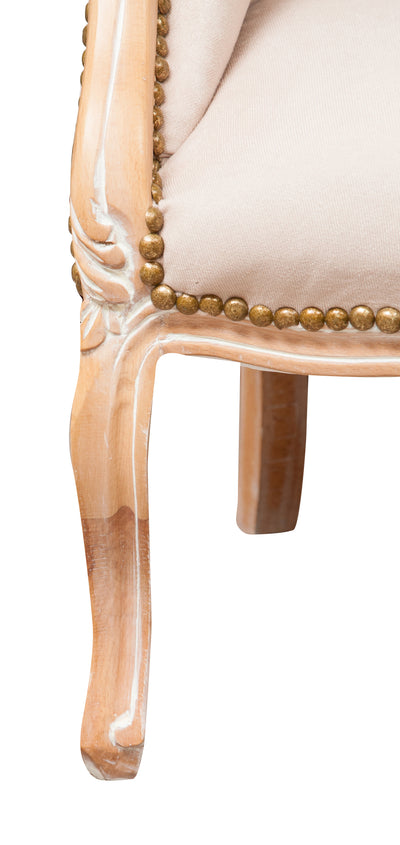 Biscottini Poltrona stile francese Luigi XVI in legno massello di faggio XVI, faggio,