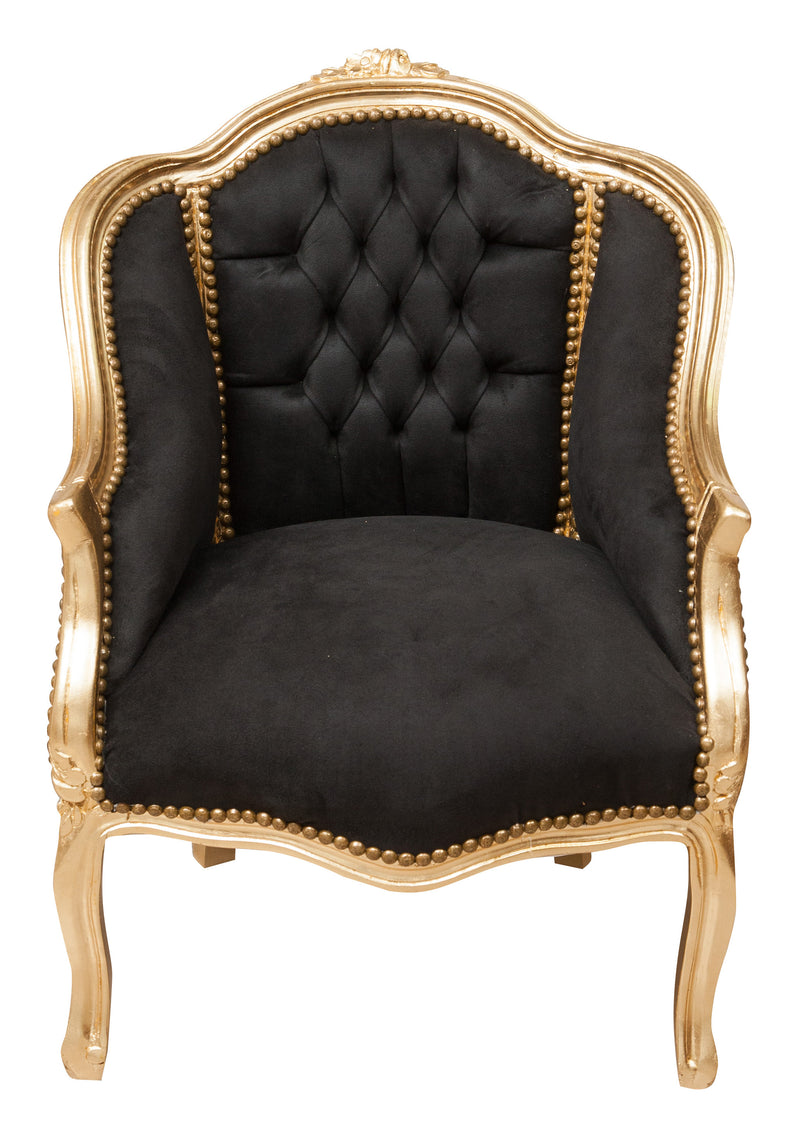 Biscottini Poltrona stile francese Luigi XVI in legno massello di faggio XVI, faggio,