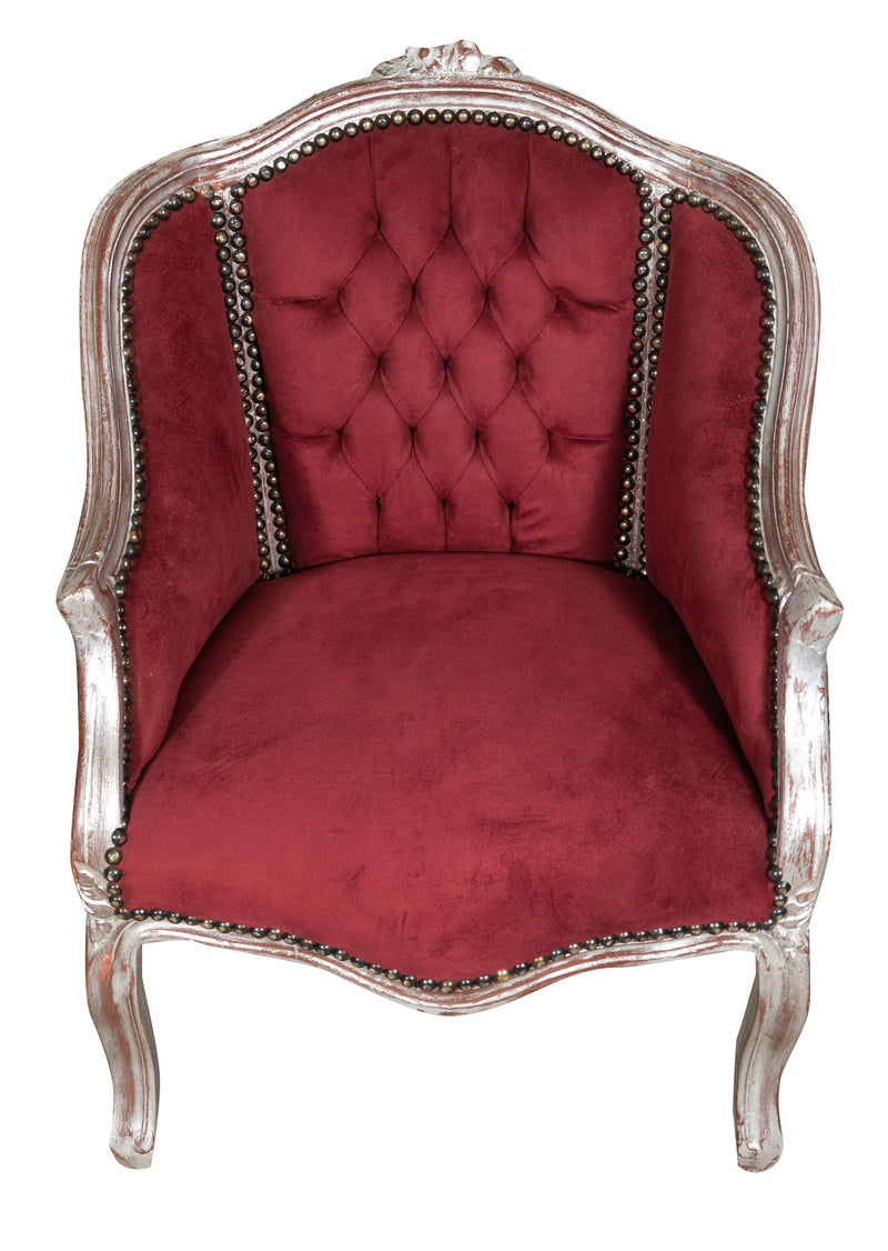 Biscottini POLTRONA STILE FRANCESE LUIGI XVI IN LEGNO MASSELLO DI FAGGIO XVI, faggio,