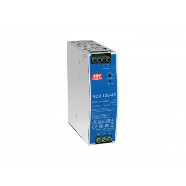 LevelOne 48V DC Industrie-Netzteil, 120W, DIN-Schiene,-20 ~ +70 ?, 120 W, 90 - 264 V, 47 - 63 Hz, 2.25 A, 16 ms, berlastschutz, berspannung, Kurzschlu