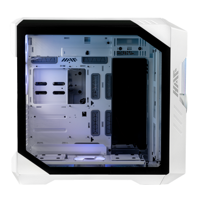 Cooler Master HAF 700 EVO White Full Tower Bianco (Cooler Master HAF 700 EVO Gaming Case w/ Glass Side, E-ATX, Multi Chamber, 5x ARGB Fans, ARGB Fan Hub, Front LCD Display, USB-C, White)