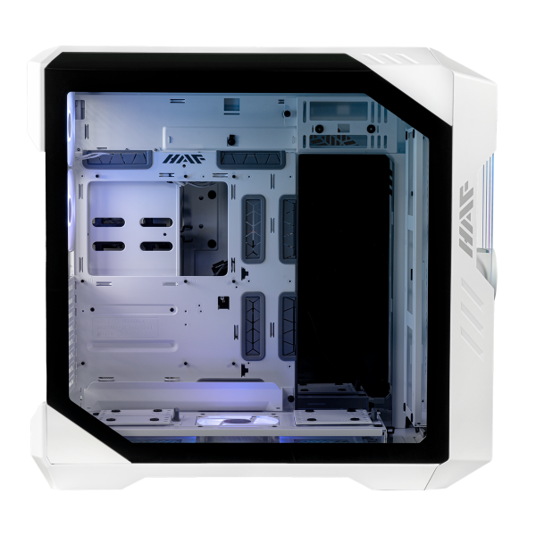 Cooler Master HAF 700 EVO White Full Tower Bianco (Cooler Master HAF 700 EVO Gaming Case w/ Glass Side, E-ATX, Multi Chamber, 5x ARGB Fans, ARGB Fan Hub, Front LCD Display, USB-C, White)