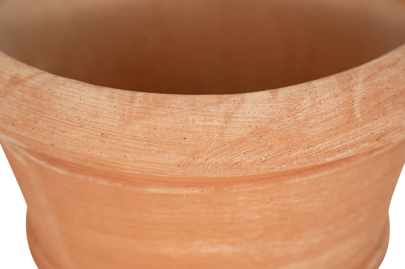 Biscottini Set 2 vasi in Terracotta 100% Made in Italy interamente Lavorati a Mano