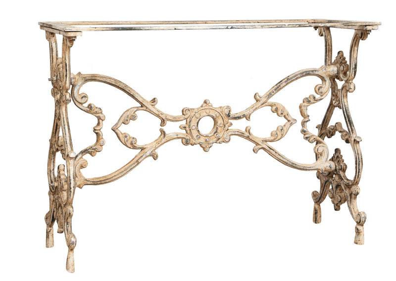 Biscottini Base tavolo in ghisa finitura anticata Molto stabile, robusta Offerta Speciale