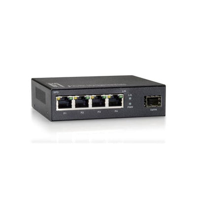 LevelOne GEU-0521 - Switch - non gestito - 4 x 10/100/1000 + 1 x Gigabit SFP