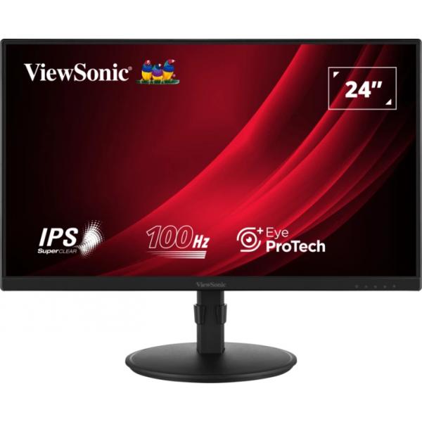 Viewsonic VA VA2408-HDJ Monitor PC 61 cm [24] 1920 x 1080 Pixel Full HD LED Nero (Viewsonic)