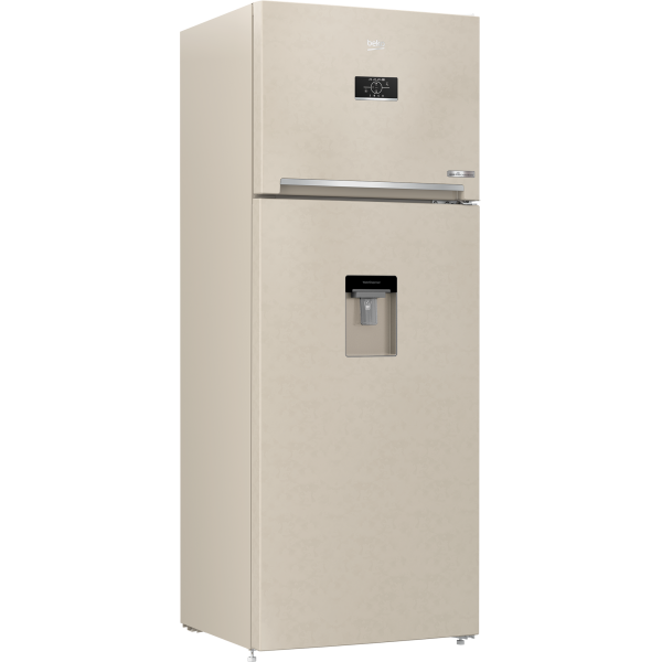 Beko Frigo Doppia Porta No Frost 455lt E 70cm Beige Rdne455e40dbn