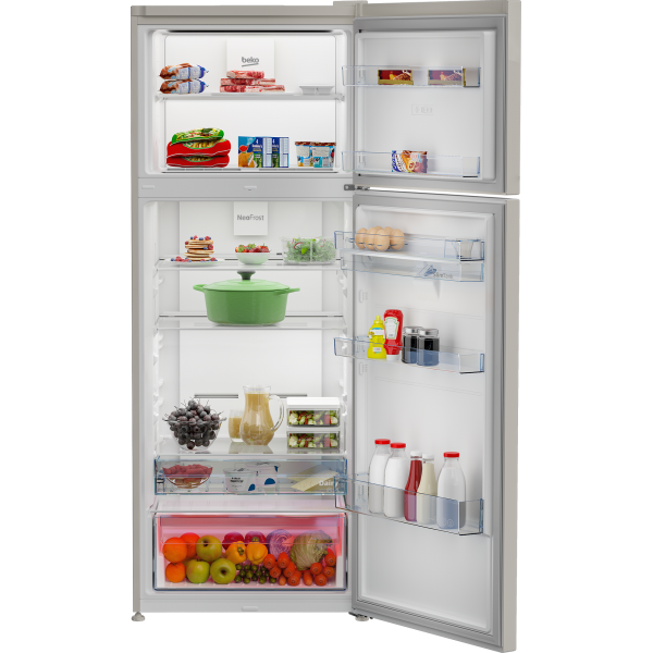 Beko Frigo Doppia Porta No Frost 455lt E 70cm Beige Rdne455e40dbn