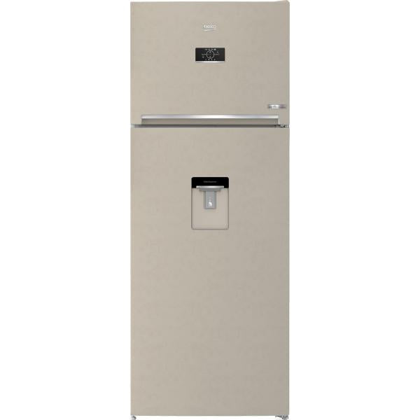 Beko Frigo Doppia Porta No Frost 455lt E 70cm Beige Rdne455e40dbn