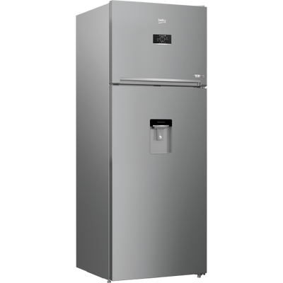 Beko Frigo Doppia Porta No Frost 455lt E 70cm Silver Rdne455e40dsn