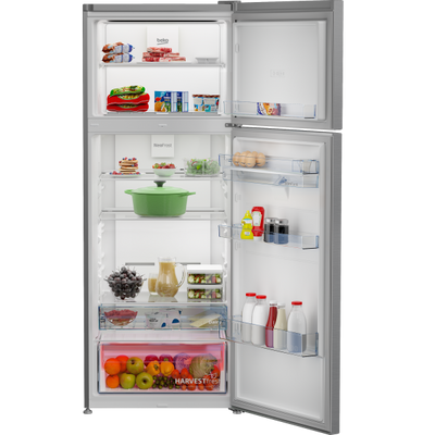 Beko Frigo Doppia Porta No Frost 455lt E 70cm Silver Rdne455e40dsn
