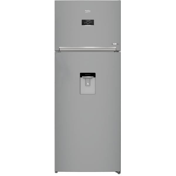Beko Frigo Doppia Porta No Frost 455lt E 70cm Silver Rdne455e40dsn