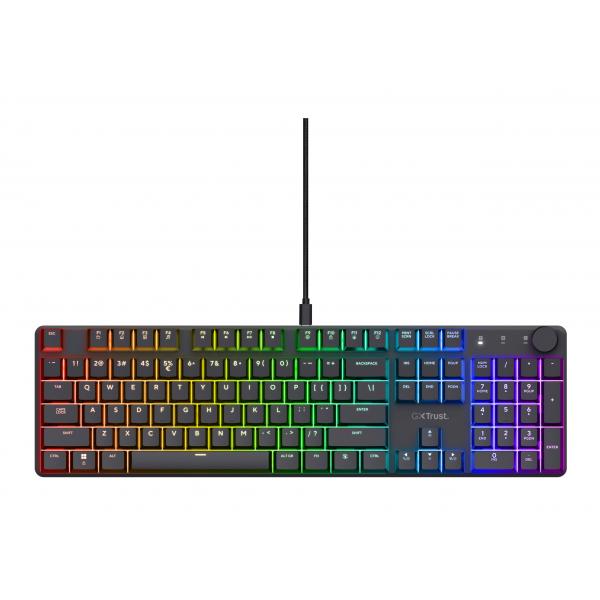 Tastiera GXT 866 Gaming USB Meccanica LED RGB Retroilluminata Colore Nero (Layout Italiano)