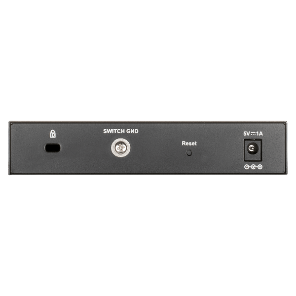 D-Link DGS-1100-08V2 switch di rete Gestito L2 Gigabit Ethernet [10/100/1000] Nero (8-Port Gigabit Smart Managed - Switch - Warranty: 60M)