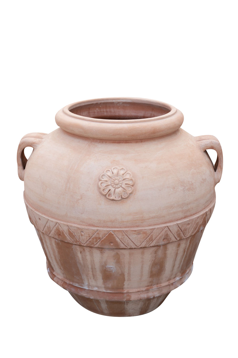 Biscottini Orcio Toscano invecchiato in terracotta toscana 100% Made in Italy interamente Lavorato a Mano L80xPR74xH80 cm