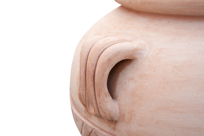 Biscottini Orcio Toscano invecchiato in terracotta toscana 100% Made in Italy interamente Lavorato a Mano L80xPR74xH80 cm