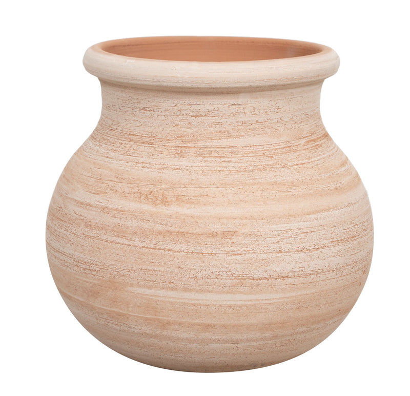 Biscottini Vaso in Terracotta 100% Made in Italy interamente Lavorata a Mano Conca tipo