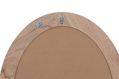 Biscottini Specchio Specchiera da parete e appendere verticale/orizzontale L64xPR4xH84 cm finitura foglia oro anticato.