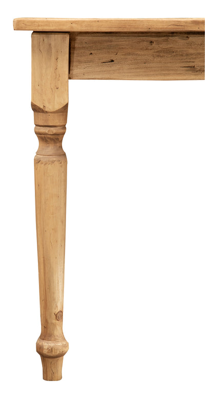 Biscottini Tavolo fisso Country in legno massello di tiglio. Made in Italy quadrato