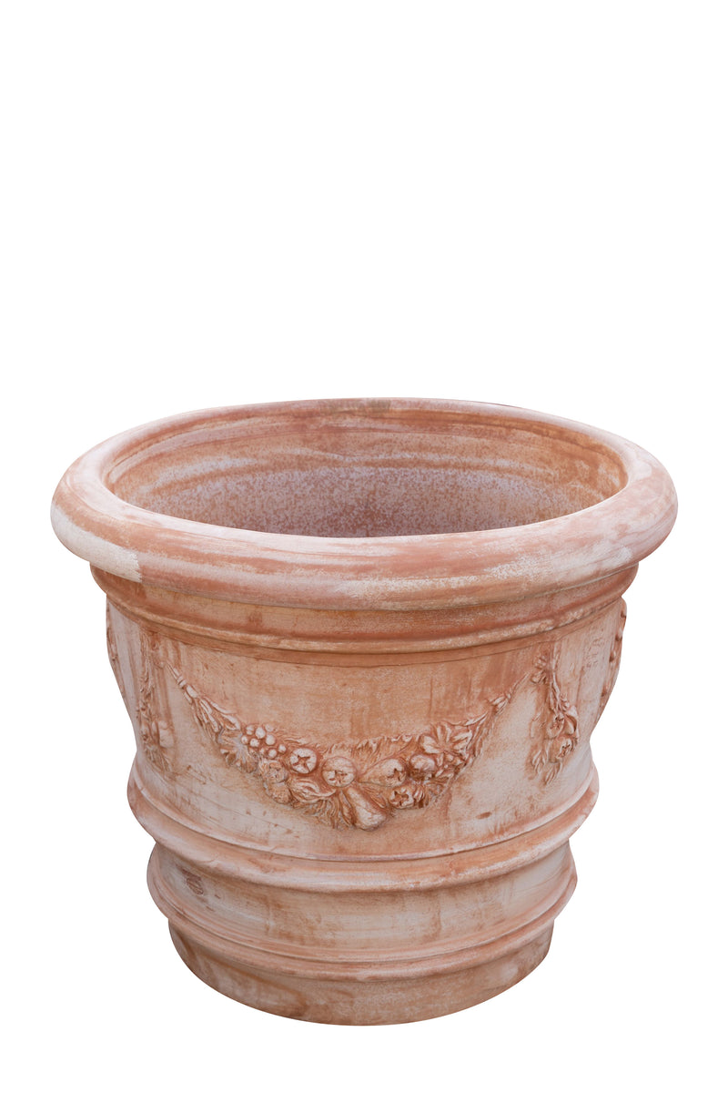Biscottini Vaso in Terracotta 100% Made in Italy interamente Lavorata a Mano realizzato