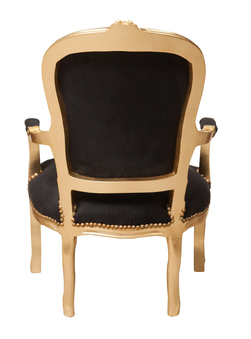 Biscottini Poltrona stile francese Luigi XVI in legno massello di faggio XVI, faggio,