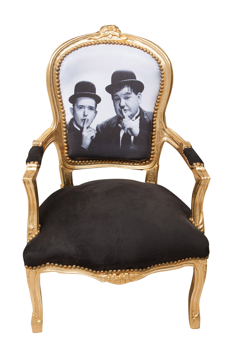 Biscottini Poltrona stile francese Luigi XVI in legno massello di faggio XVI, faggio,