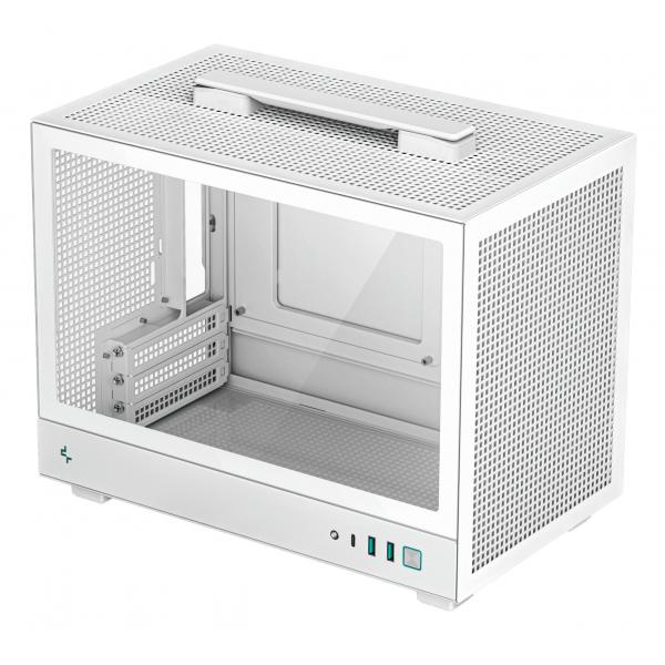 DEEPCOOL CASE MINI ITX CH160 WHITE ultraportabile & alto flusso d&