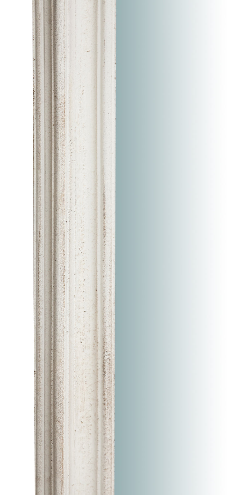 Biscottini SPECCHIERA DA PARETE VERTICALE/ORIZZONTALE IN LEGNO FINITURA BIANCO ANTICATO L64XPR5XH89 CM MADE IN ITALY