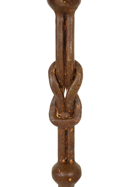 Biscottini CANDELIERE IN FERRO BATTUTO LAVORATO A MANO L19XPR19XH64 mano, finitura