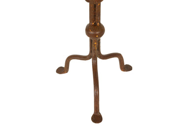 Biscottini CANDELIERE IN FERRO BATTUTO LAVORATO A MANO L19XPR19XH64 mano, finitura